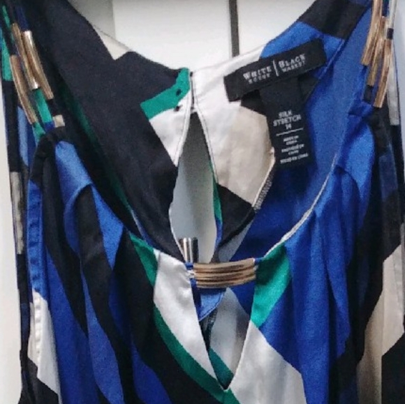 White House Black Market silk top. - Picture 5 of 5